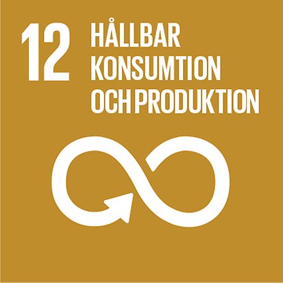 Mål 12 globala målen: Hållbar konsumtion och produktion